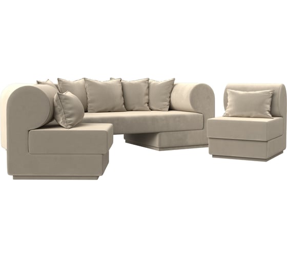 Набор Лига диванов кипр-3 (диван, 2 кресла) 116541 1