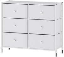 Комод-макси плюс ESTARES COMMOD classic 3F-6D-WHITE/SILVER УУО00004594