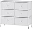Комод-макси плюс ESTARES COMMOD classic 3F-6D-WHITE/SILVER УУО00004594 1
