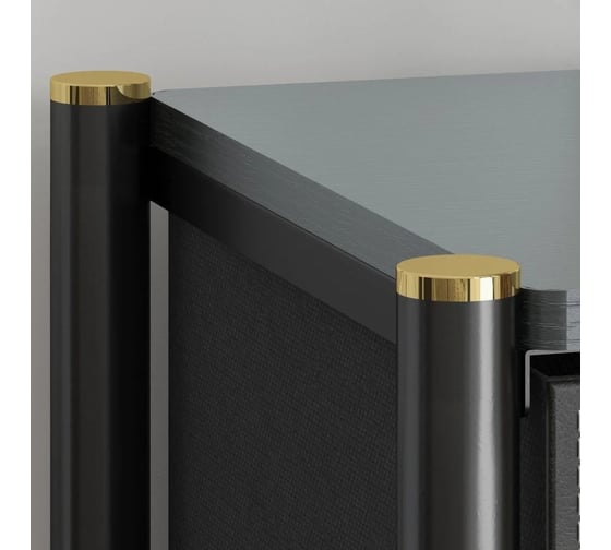 Комод-пенал плюс ESTARES COMMOD classic 5F-5D-BLACK/GOLD УУО00004591