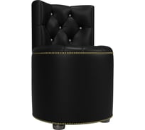 Пуф Лига диванов Саваж экокожа черный 29304