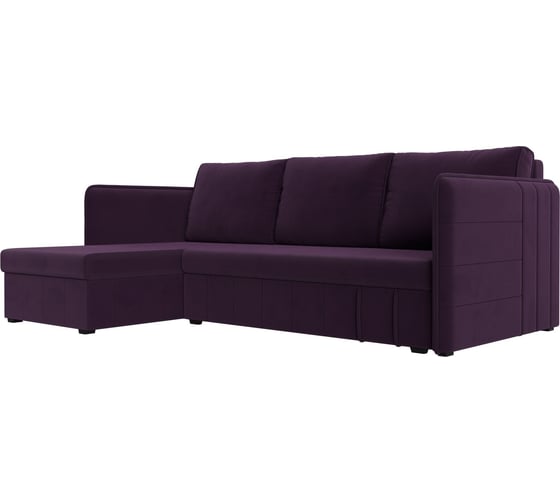 Угловой диван слим левый угол Лига диванов 119970L 1