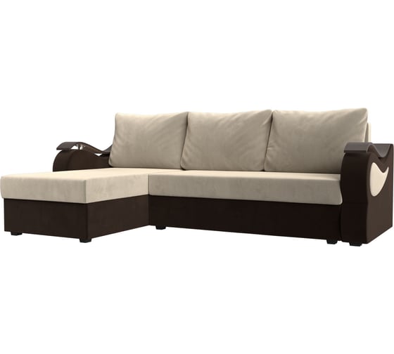 Угловой диван Лига диванов меркурий лайт левый угол 112968L 1