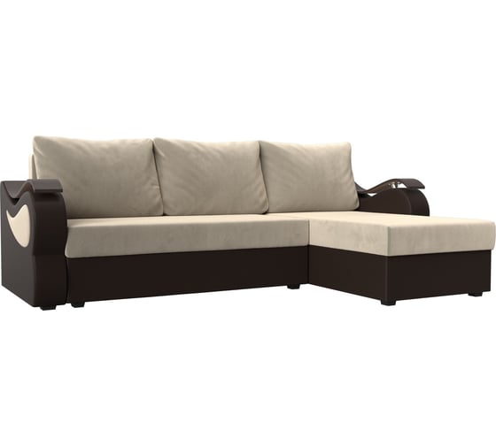 Угловой диван Лига диванов меркурий лайт правый угол 112969 1