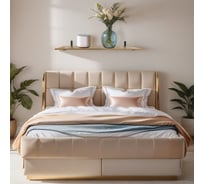 Полка ЭЛИМЕТ 80x20 см дуб с кронштейнами 200x120x30 черного цвета БП-00003566