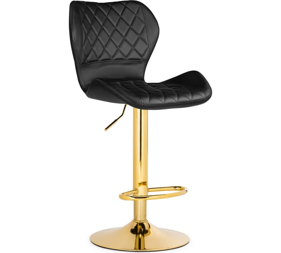 Барный стул Woodville Porch gold / black 15647 310