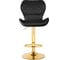 Барный стул Woodville Porch gold / black 15647 310 3