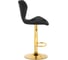 Барный стул Woodville Porch gold / black 15647 310 4