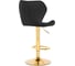 Барный стул Woodville Porch gold / black 15647 310 5