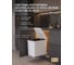 Система сортировки мусора ALVEUS ALBIO 10 1x16 L белый пластик 227985 4
