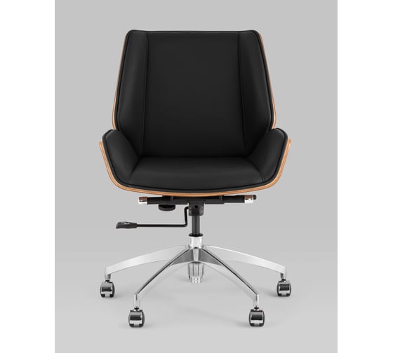 Кресло офисное Стул Груп TopChairs Crown SN, черный A312-A 8383-29 walnut back