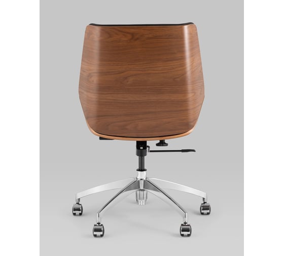 Кресло офисное Стул Груп TopChairs Crown SN, черный A312-A 8383-29 walnut back