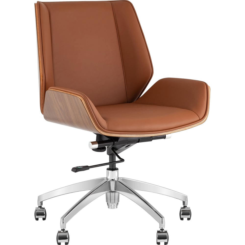 Кресло офисное Стул Груп TopChairs Crown SN, коричневый A312-A 8383-14 ...
