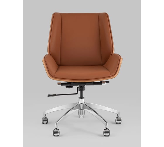 Кресло офисное Стул Груп TopChairs Crown SN, коричневый A312-A 8383-14 walnut back