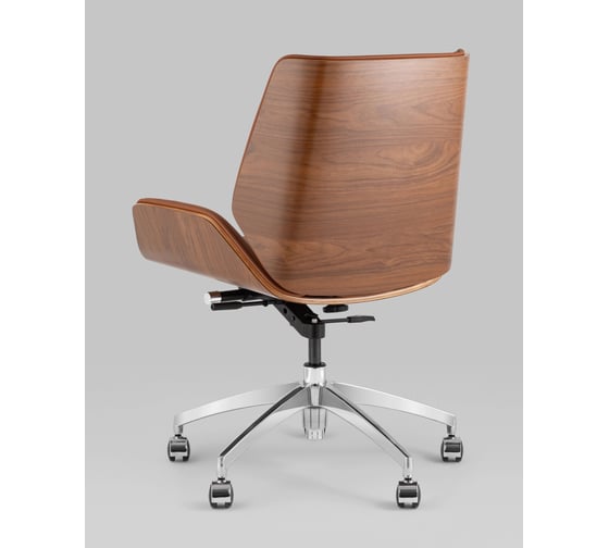 Кресло офисное Стул Груп TopChairs Crown SN, коричневый A312-A 8383-14 walnut back