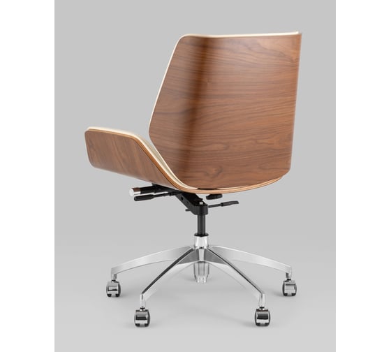Кресло офисное Стул Груп TopChairs Crown SN, бежевый A312-A 8383-1 walnut back