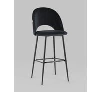 Стул барный Стул Груп Меган, велюр, черный AV 415-H75-08(B)