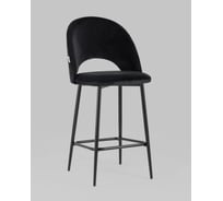 Стул полубарный Стул Груп Меган, велюр, черный AV 415-H75-08(PP)