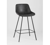 Стул полубарный Стул Груп TEXAS, экокожа, серый 9090C