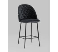 Стул полубарный Стул Груп Марсель, велюр, черный AV 408-H75-08(PP)