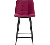 Стул полубарный Стул Груп Джанго, велюр, винный vd-django-b16