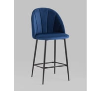 Стул полубарный Стул Груп Логан NEW, велюр, синий AV 413-Cb-08(PP)