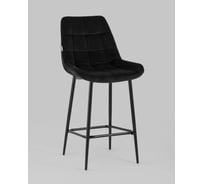 Стул полубарный Стул Груп Флекс велюр черный AV 405-N28-08(PP)