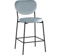 Cтул полубарный Стул Груп Барбара NEW велюр серо-голубой BARBARA CC HLR-57