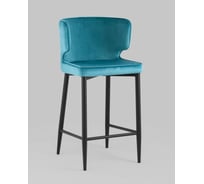 Стул полубарный Стул Груп Матео велюр темно-бирюзовый, сидение MC110C HLR-59