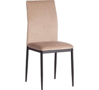 Стул CAPRI металл вельвет 49.5x41x93.5 см Beige (бежевый) HLR8 / черный Tetchair 21402