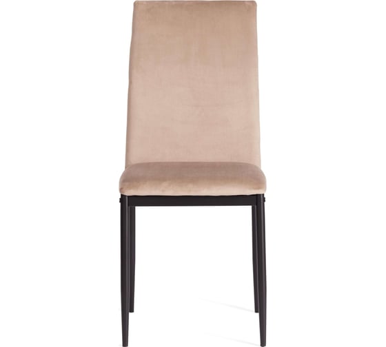Стул CAPRI металл вельвет 49.5x41x93.5 см Beige (бежевый) HLR8 / черный Tetchair 21402