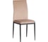 Стул CAPRI металл вельвет 49.5x41x93.5 см Beige (бежевый) HLR8 / черный Tetchair 21402 1
