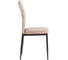 Стул CAPRI металл вельвет 49.5x41x93.5 см Beige (бежевый) HLR8 / черный Tetchair 21402 2