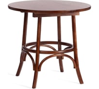 Стол THONET (mod.T9152) дерево вяз 80x75 см Темный Орех (№5) Tetchair 20497