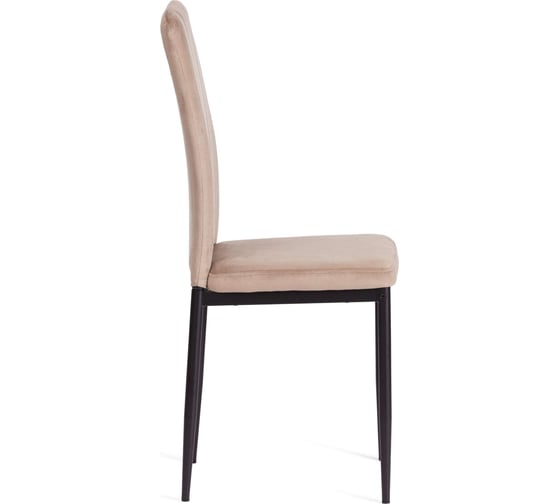 Комплект стульев 4 шт. VERTER металл вельвет 47.8x41.5x97 см Beige (бежевый) HLR8 / черный Tetchair 20542