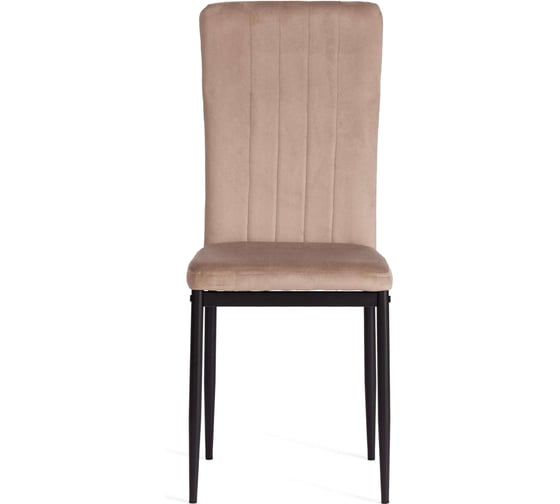 Комплект стульев 4 шт. VERTER металл вельвет 47.8x41.5x97 см Beige (бежевый) HLR8 / черный Tetchair 20542