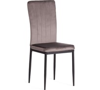 Комплект стульев 4 шт. VERTER металл вельвет 47.8x41.5x97 см Dark grey (темно-серый) HLR24 / черный Tetchair 20543