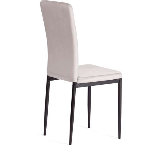 Стул VERTER металл вельвет 47.8x41.5x97 см Light grey (светло-серый) HLR14 / черный Tetchair 21401