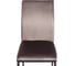 Комплект стульев 4 шт. CAPRI металл вельвет 49.5x41x93.5 см Dark grey (темно-серый) HLR24 / черный Tetchair 20551 6
