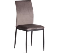 Стул CAPRI металл вельвет 49.5x41x93.5 см Dark grey (темно-серый) HLR24 / черный Tetchair 21403