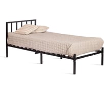 Кровать Bruno металл 90x200 см черный Tetchair 20633