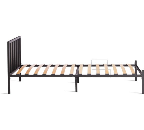 Кровать Bruno металл 90x200 см черный Tetchair 20633
