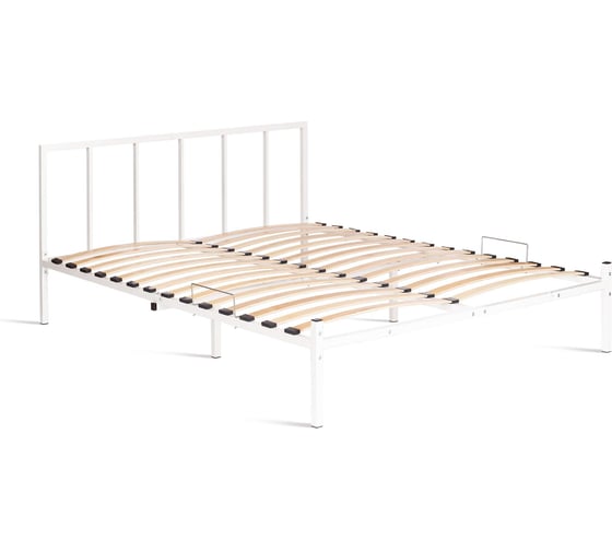 Кровать Bruno металл 160x200 см белый Tetchair 20685