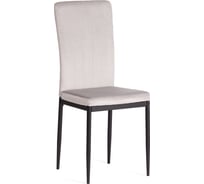 Комплект стульев 4 шт. VERTER металл вельвет 47.8x41.5x97 см Light grey (светло-серый) HLR14 / черный Tetchair 20544