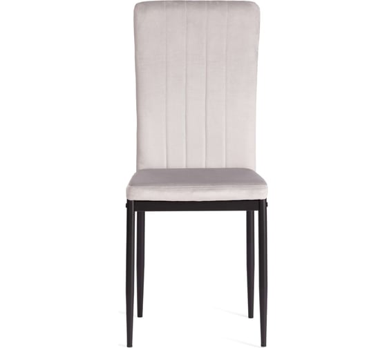Комплект стульев 4 шт. VERTER металл вельвет 47.8x41.5x97 см Light grey (светло-серый) HLR14 / черный Tetchair 20544