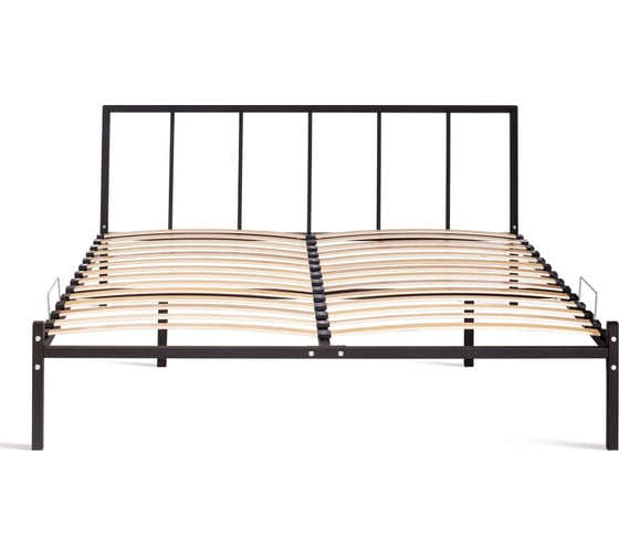 Кровать Bruno металл 160x200 см черный Tetchair 20686