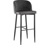 Барный стул Стул Груп Оскар вельвет, серый MC11B VELVET HLR-21