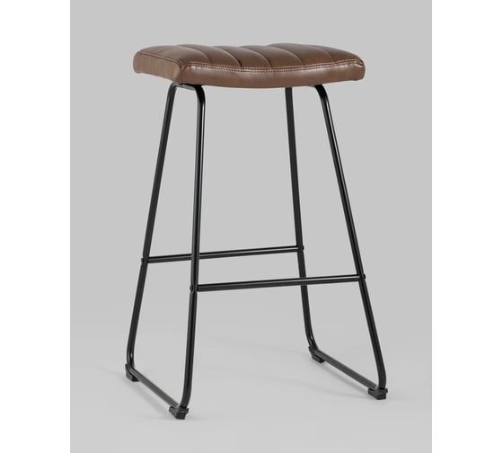 Барный стул Стул Груп Ковбой экокожа, коричневая SADDLEBAR BROWN 1