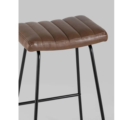 Барный стул Стул Груп Ковбой экокожа, коричневая SADDLEBAR BROWN