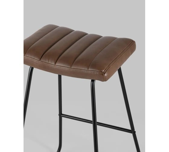 Барный стул Стул Груп Ковбой экокожа, коричневая SADDLEBAR BROWN
